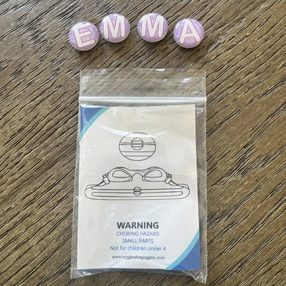 Toggles for Goggles Swim Goggle "Emma" Accessory NEW